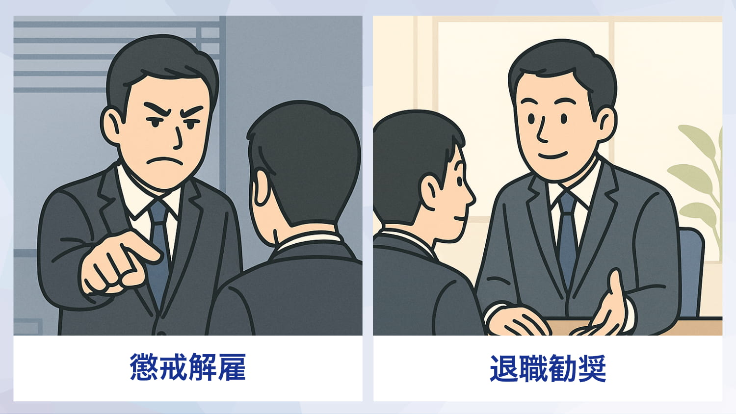 懲戒解雇と退職勧奨